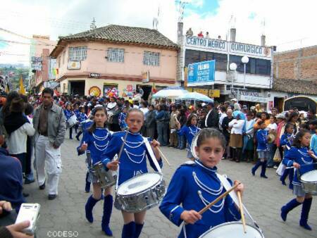 Parade in Pillaro - Provincia Tungurahua