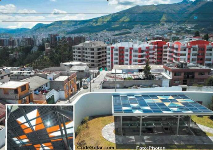 El sistema de 10 kilovatios de Isofotón en el Museo Guayasamín  Photon