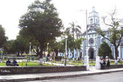 Parque Central en Cayambe